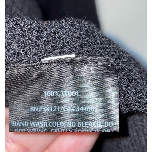 Eileen Fisher sleeveless open cardigan 100% Wool - Picture 4 of 4